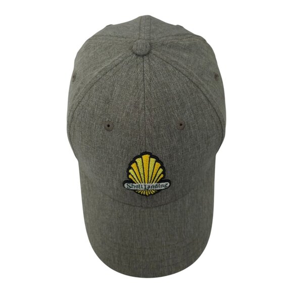 Shell Landing Strapback Cap Embroidered Logo Patch Trucker Golf Hat Pukka - Picture 6 of 13